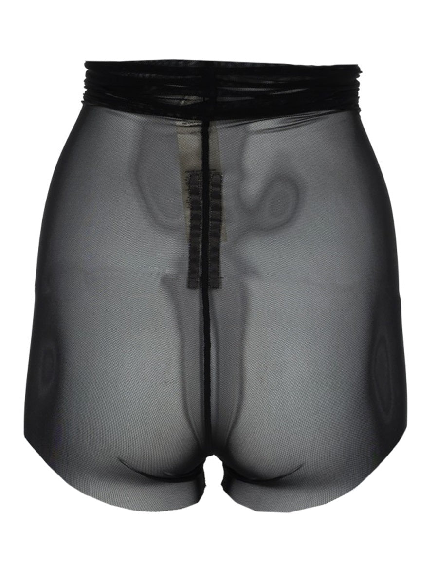Rick Owens Women Semi-Transparent High-Waisted Shorts RICK OWENS