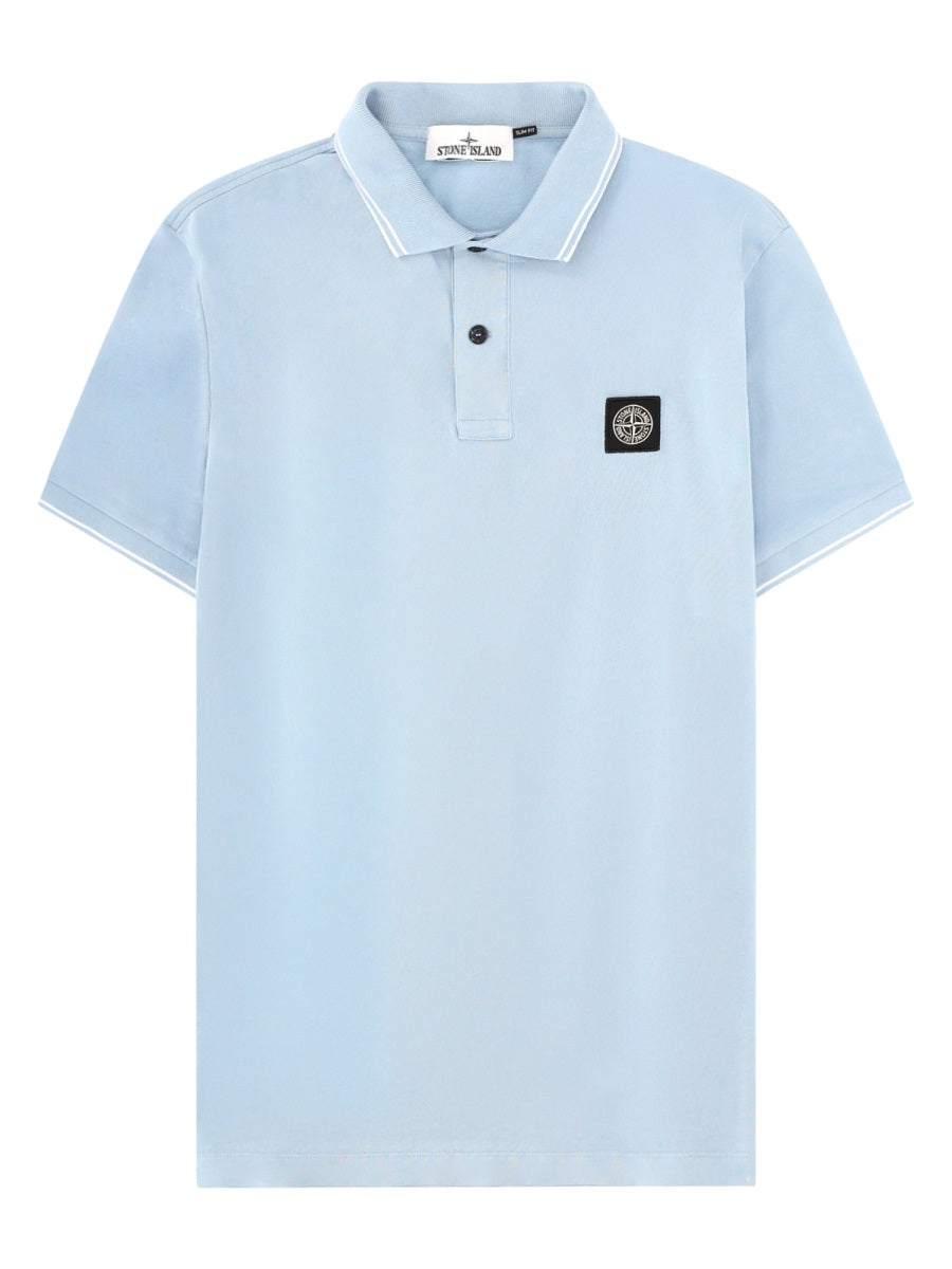 Stone Island Men Polo With Logo STONE ISLAND