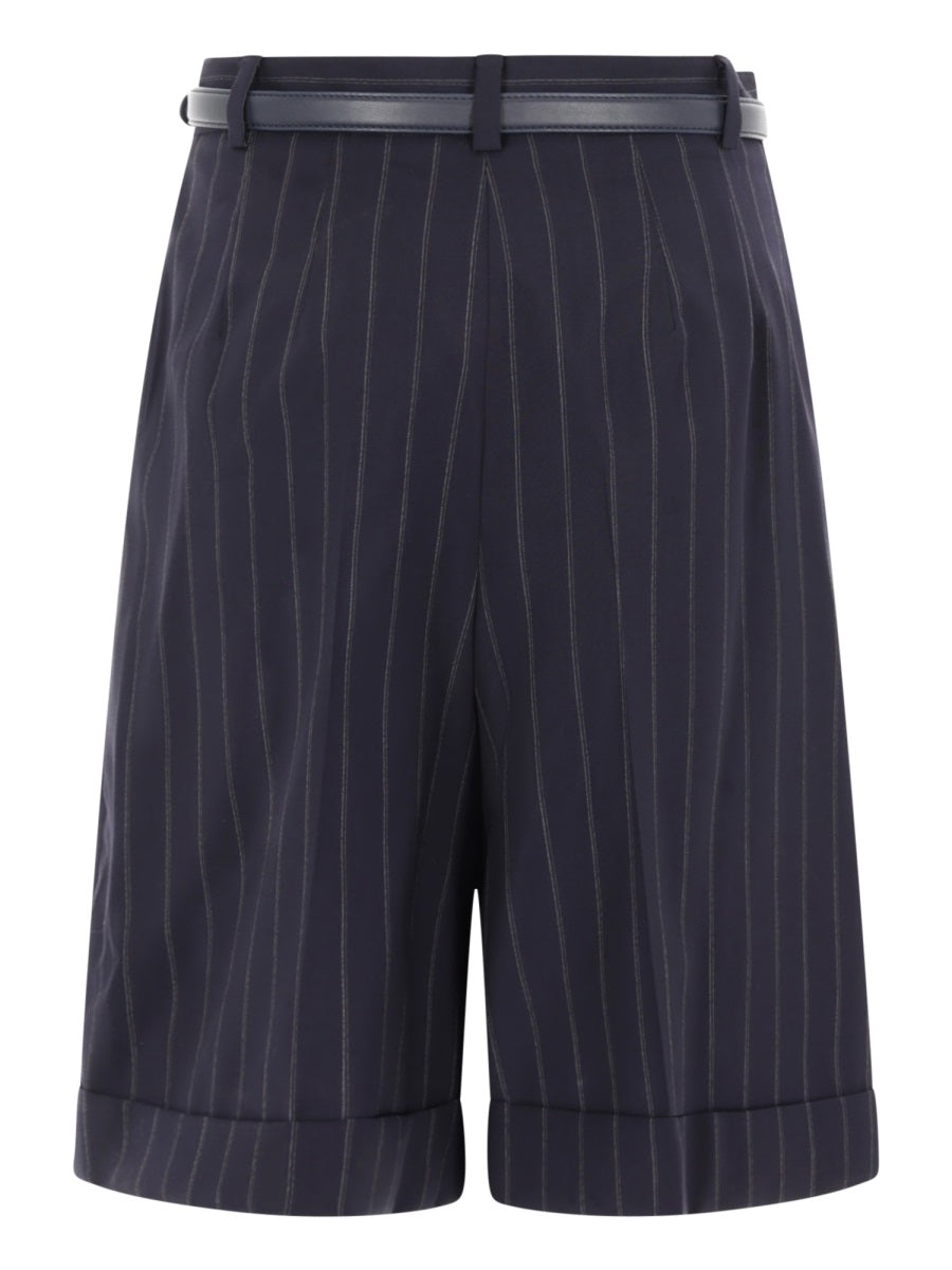 Max Mara Women Wool Bermuda Shorts With Belt MAX MARA