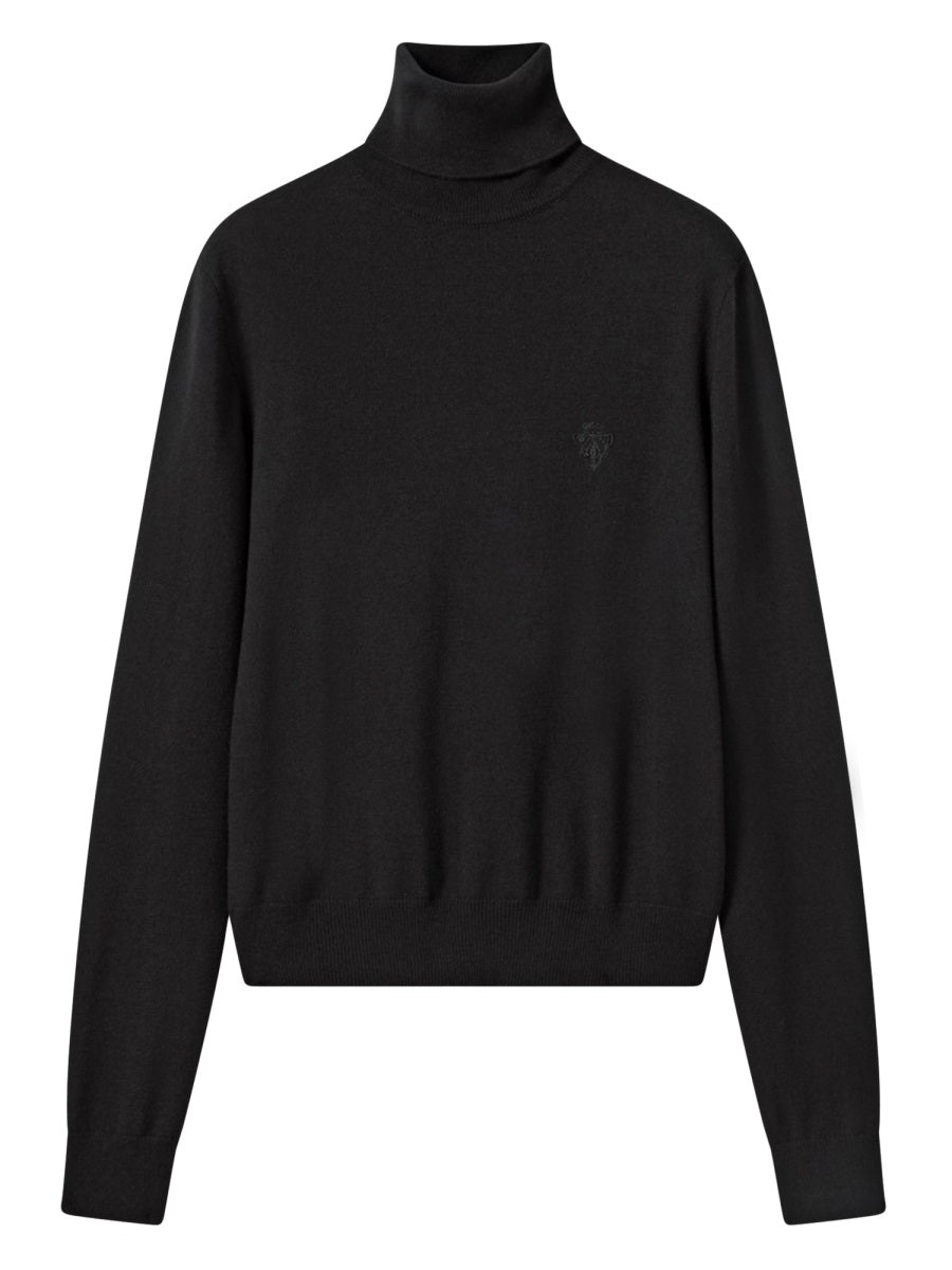 Gucci Women Wool Turtleneck With Embroidery GUCCI