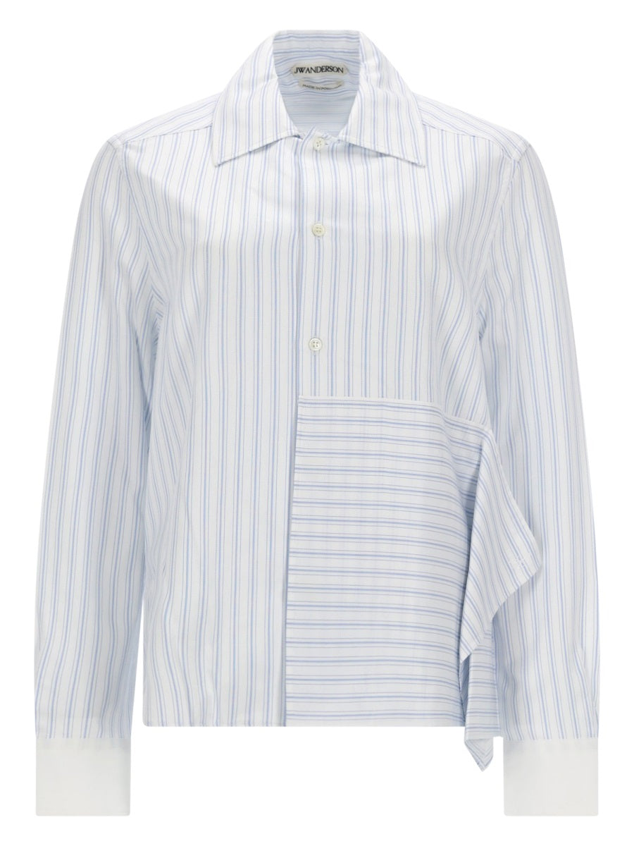 Jw Anderson Women Asymmetrical Shirt With Draping J.W. ANDERSON