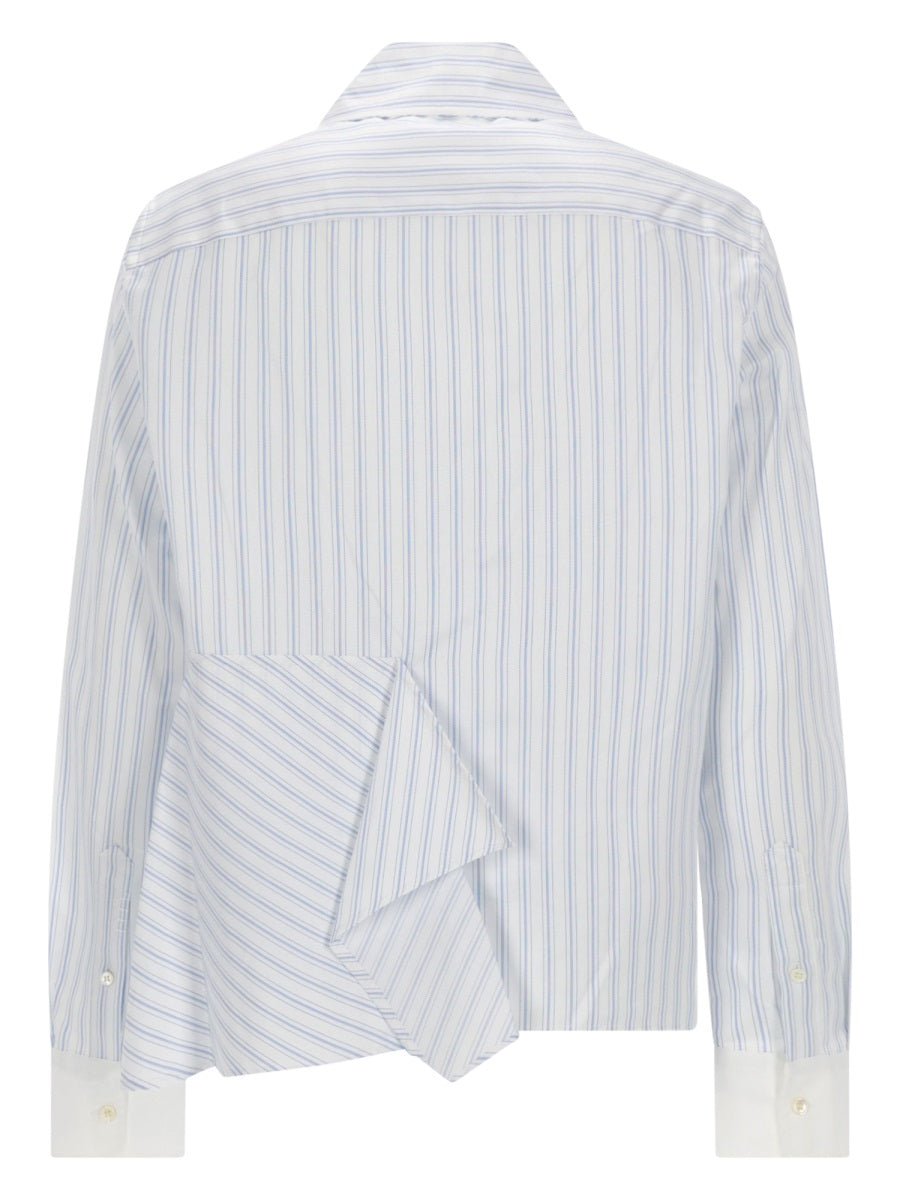 Jw Anderson Women Asymmetrical Shirt With Draping J.W. ANDERSON