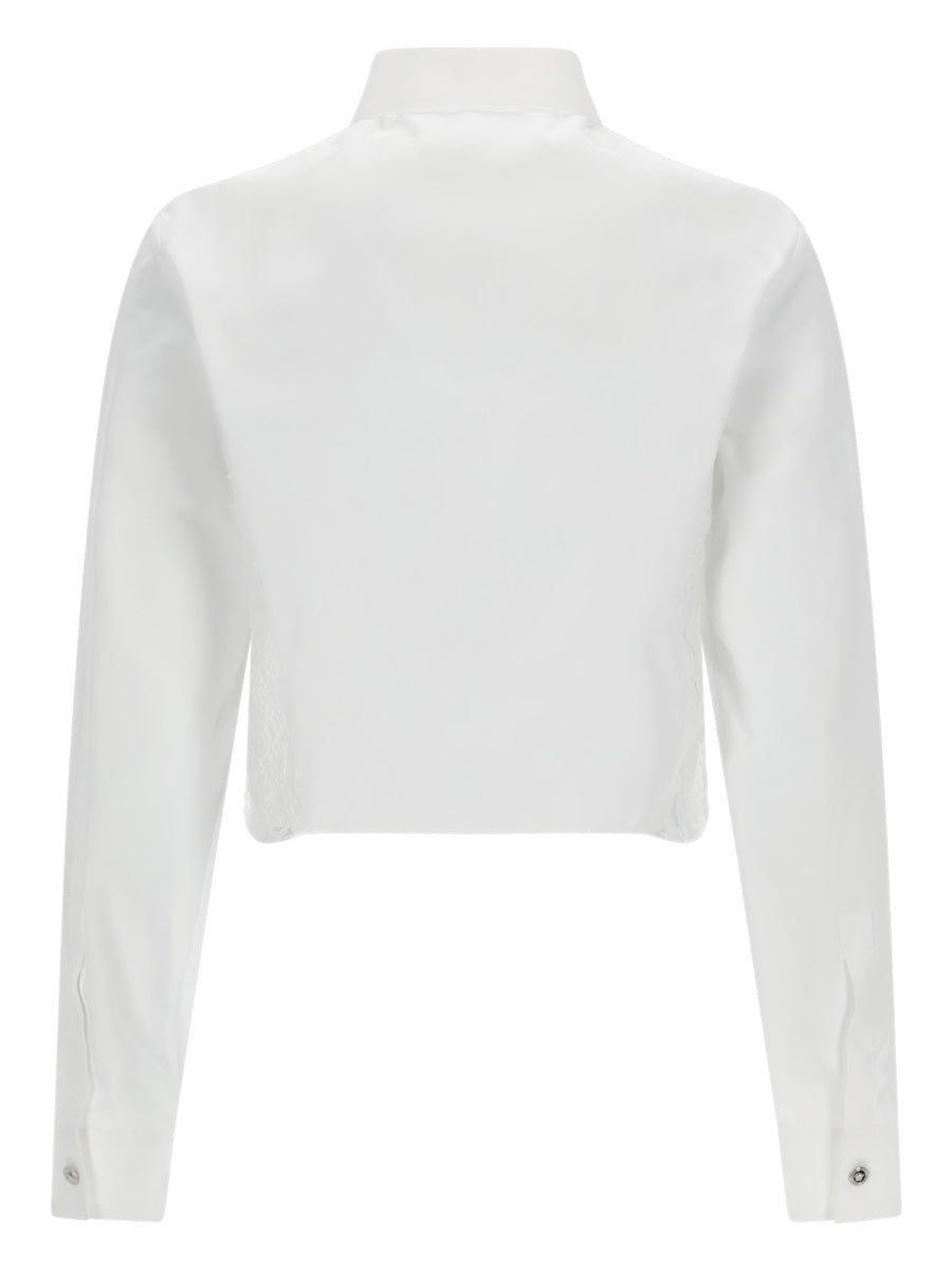 Versace Women Shirt With Lace Inserts VERSACE