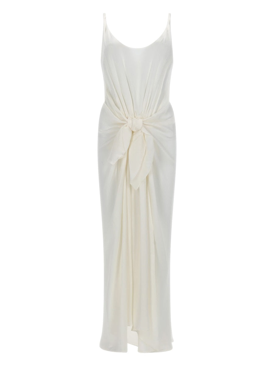 Jw Anderson Women Long Dress With Knot J.W. ANDERSON