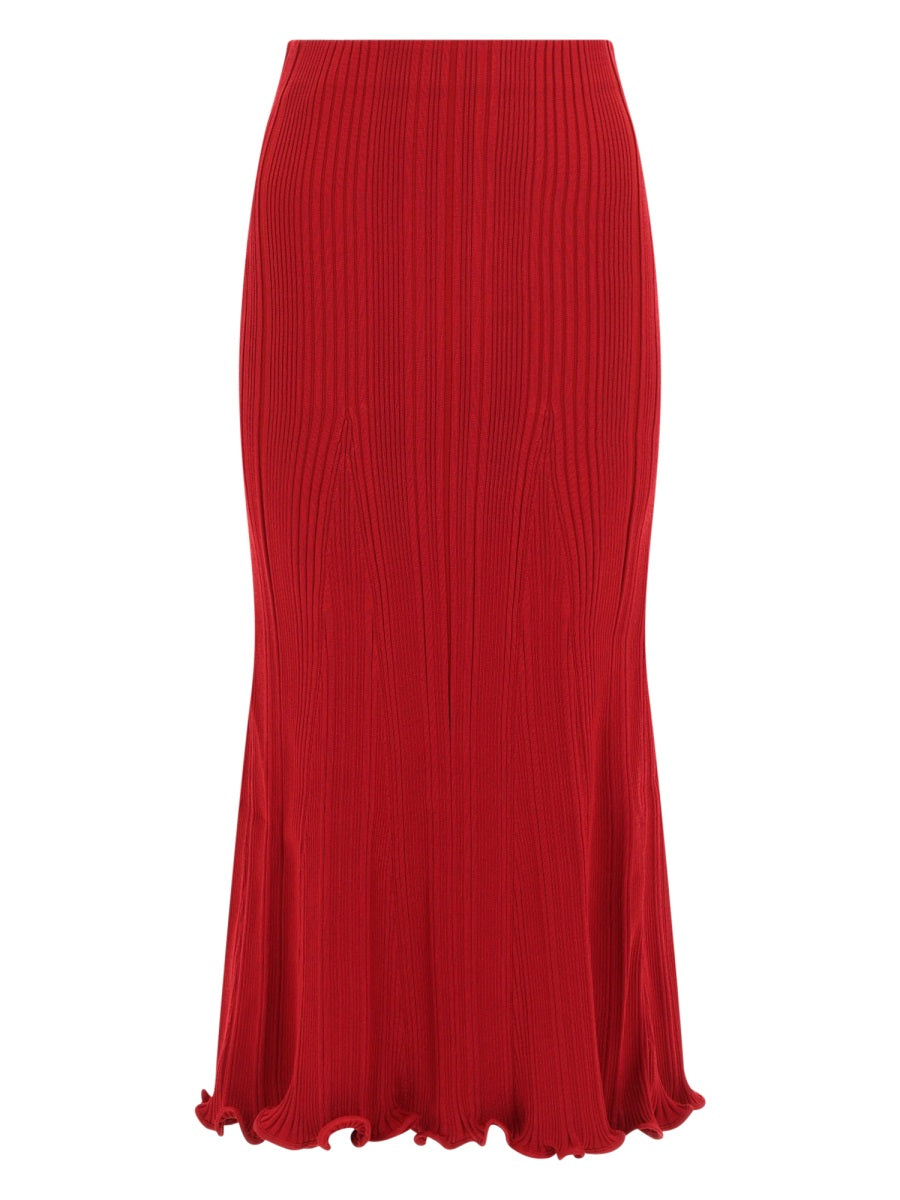 Self-Portrait Women Viscose Midi Skirt SELF-PORTRAIT