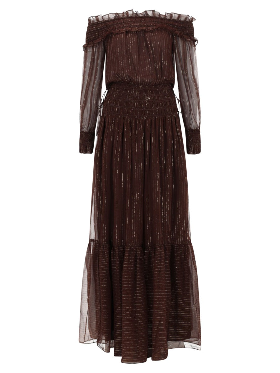 Self-Portrait Women Dress With Ruffles And Flounces SELF-PORTRAIT