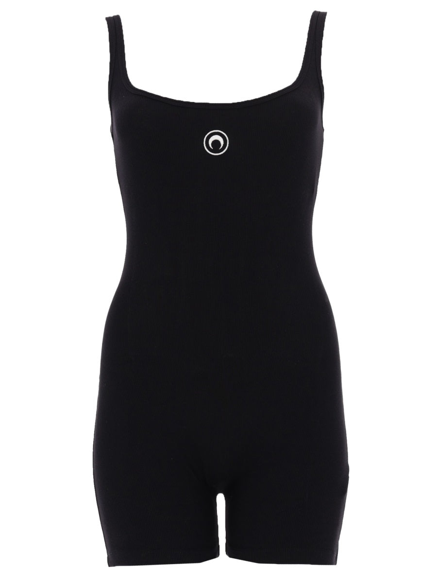 Marine Serre Women Short Jumpsuit With Logo MARINE SERRE