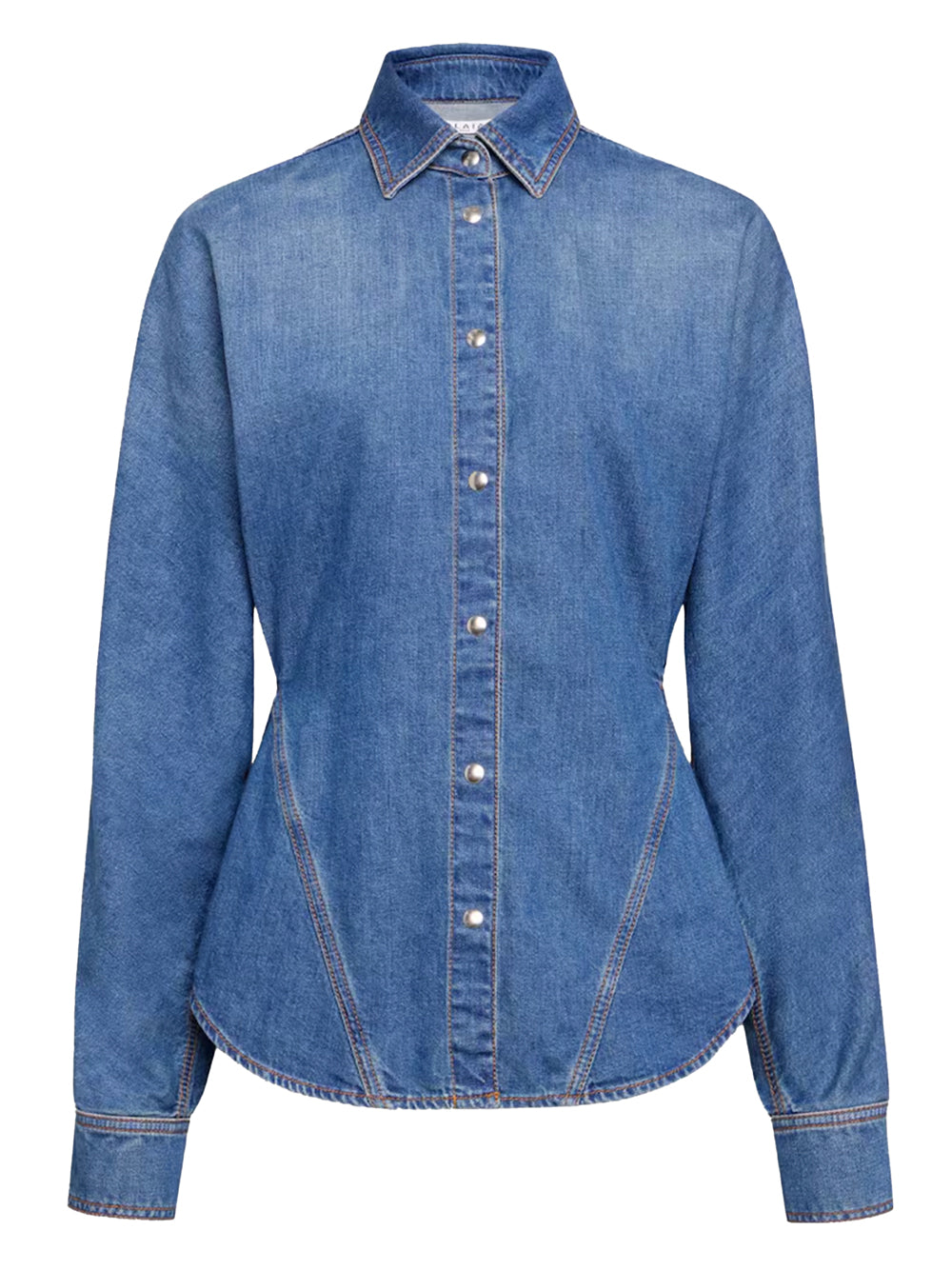 Alaia Women Curved Shirt ALAIA