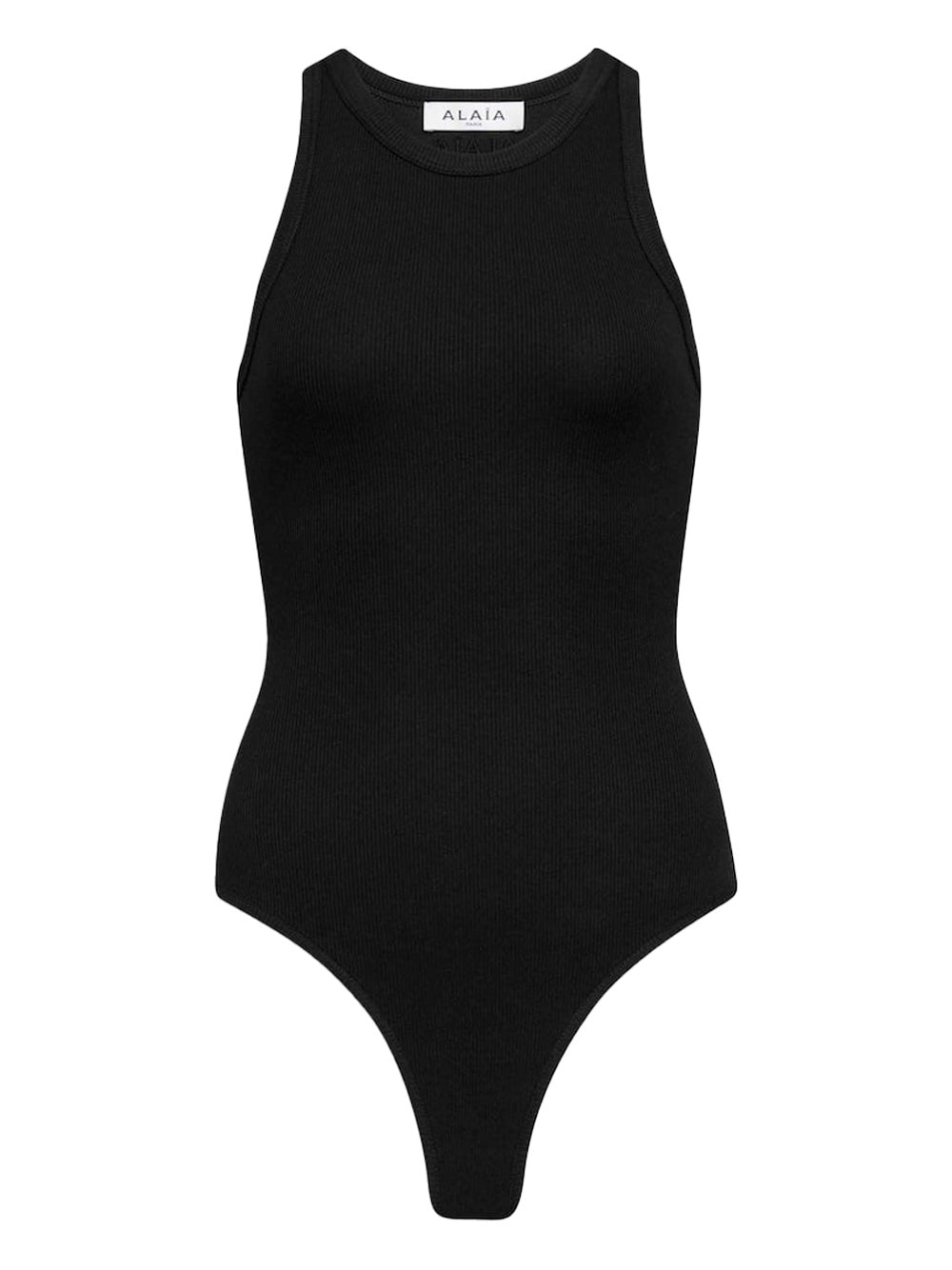Alaia Women Sculpting Rib Jersey Bodysuit ALAIA