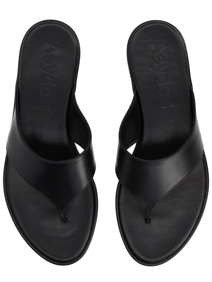 Aeyde Women Leather Thong Sandal AEYDE