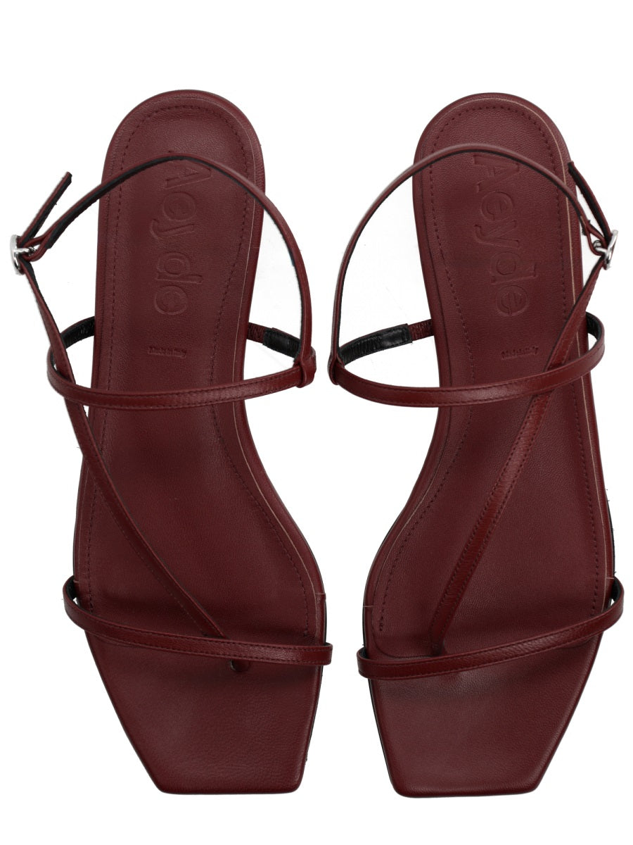 Aeyde Women Leather Thong Sandal AEYDE