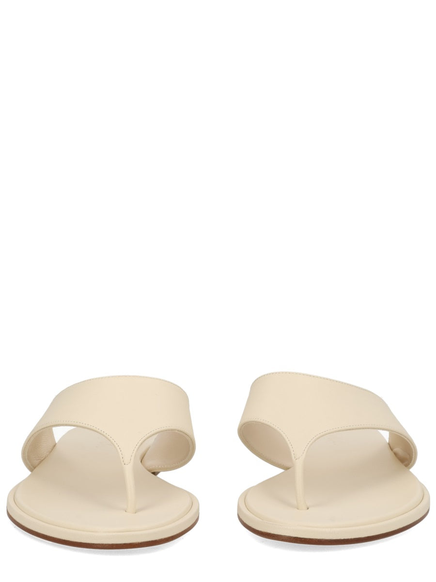 Aeyde Women Leather Thong Sandal AEYDE