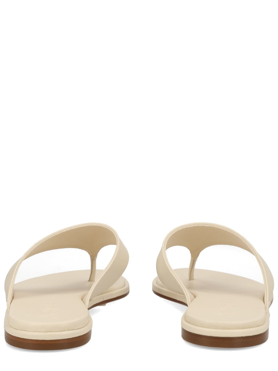 Aeyde Women Leather Thong Sandal AEYDE