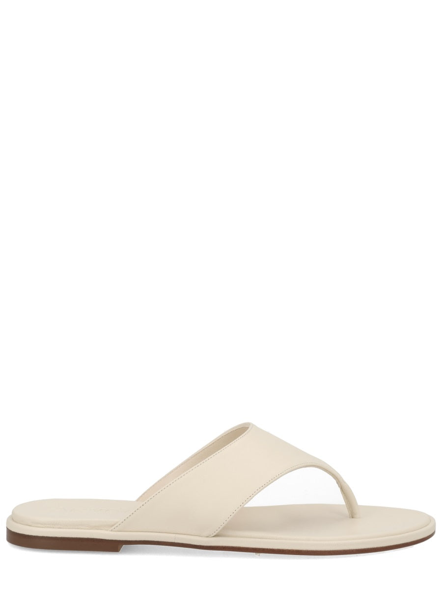 Aeyde Women Leather Thong Sandal AEYDE