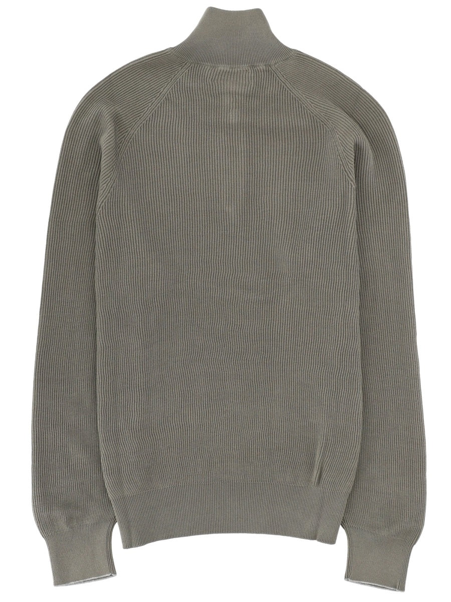 Brunello Cucinelli Men Shirt With Zip. BRUNELLO CUCINELLI