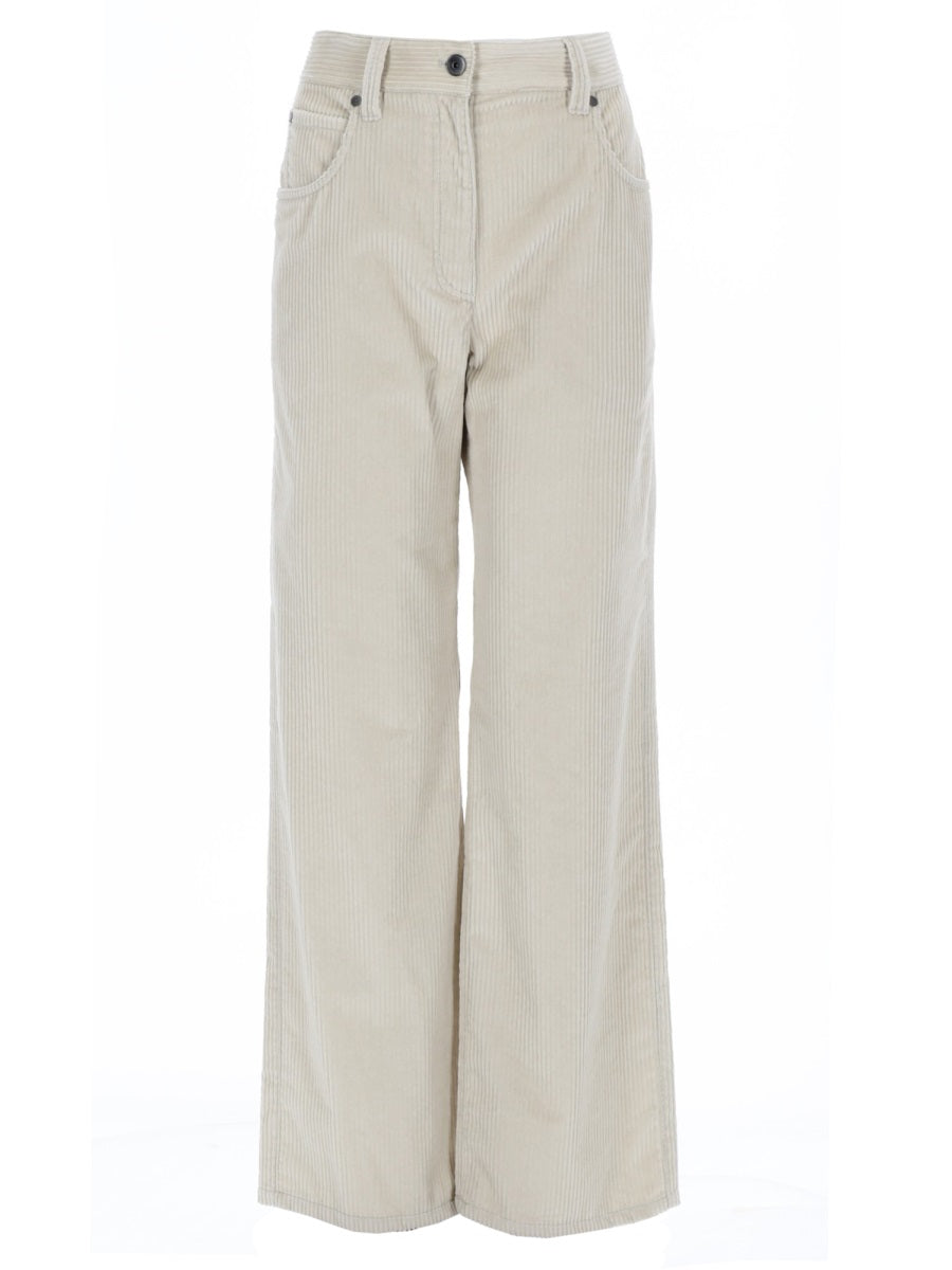 Brunello Cucinelli Women Corduroy Pants BRUNELLO CUCINELLI