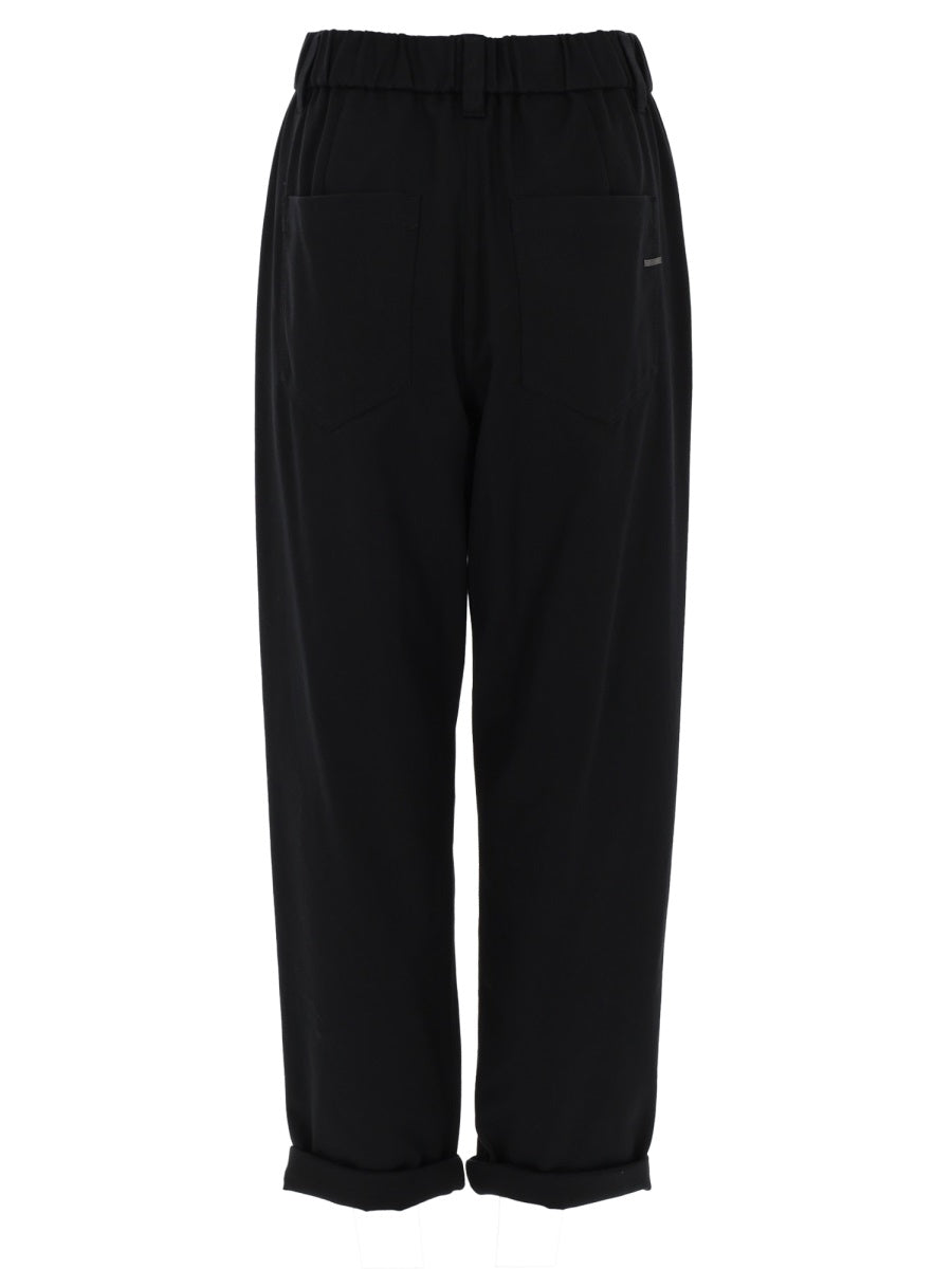 Brunello Cucinelli Women Cotton Pants BRUNELLO CUCINELLI