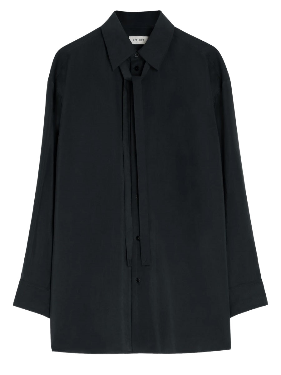 Lemaire Women Long Shirt With Tie LEMAIRE