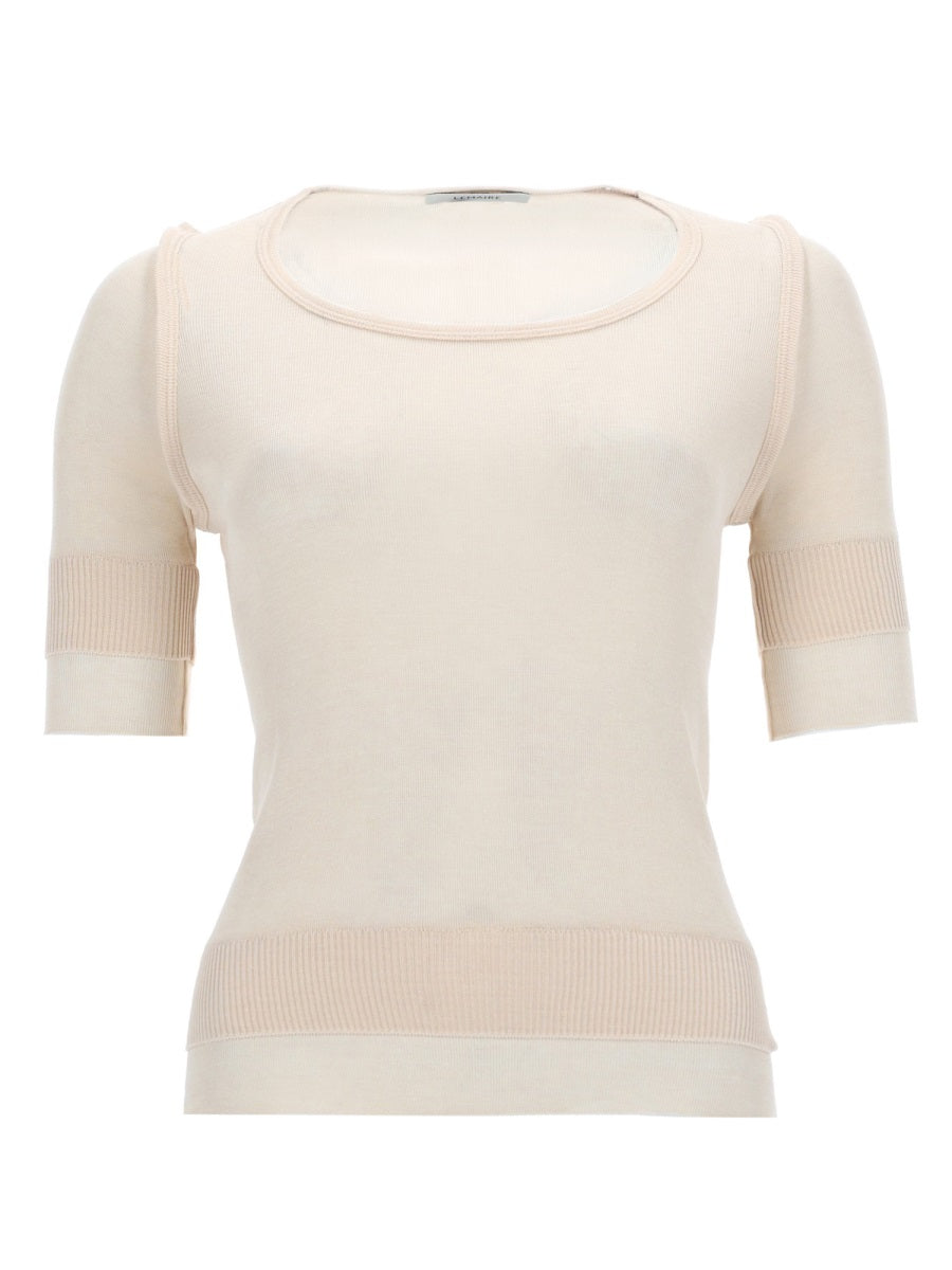 Lemaire Women "Trompe L'oeil" Viscose And Silk Top LEMAIRE