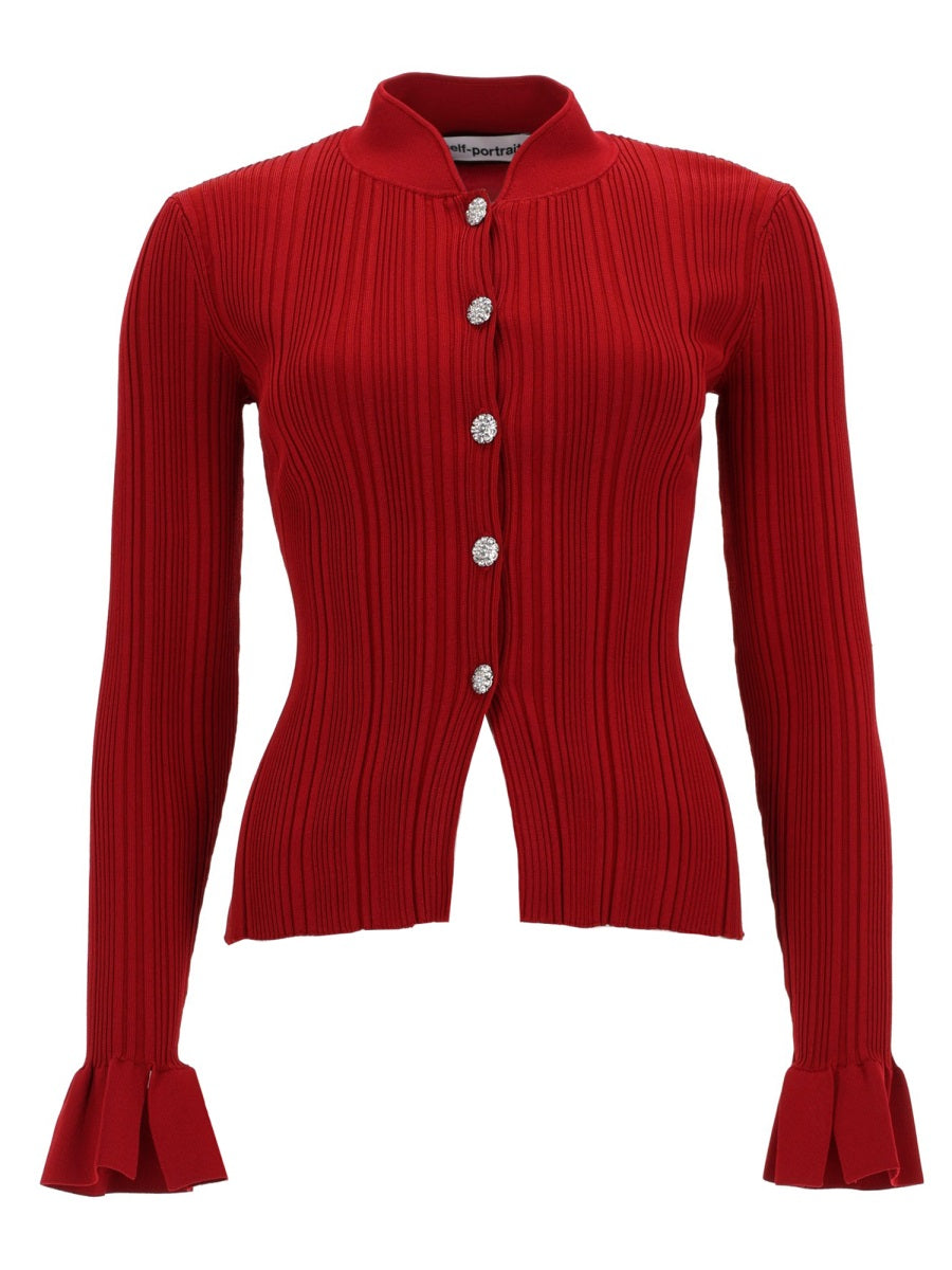 Self-Portrait Women Cardigan With Jewel Buttons SELF-PORTRAIT