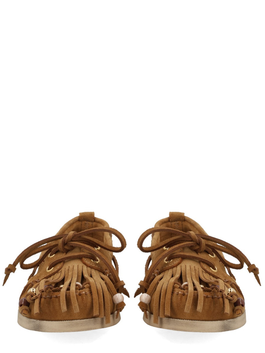 Golden Goose Women Moccasin "Cruise" With Bangs GOLDEN GOOSE