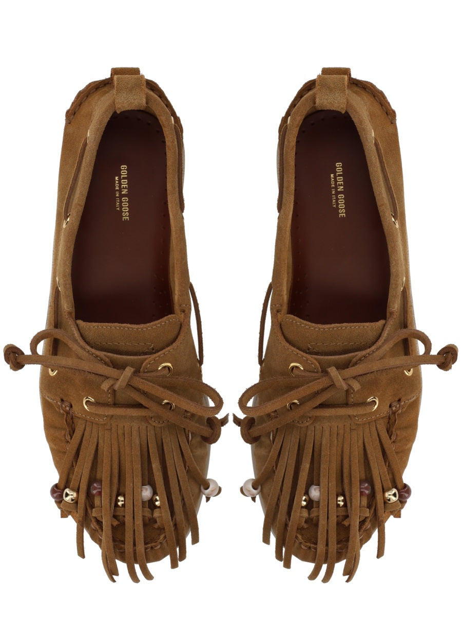 Golden Goose Women Moccasin "Cruise" With Bangs GOLDEN GOOSE