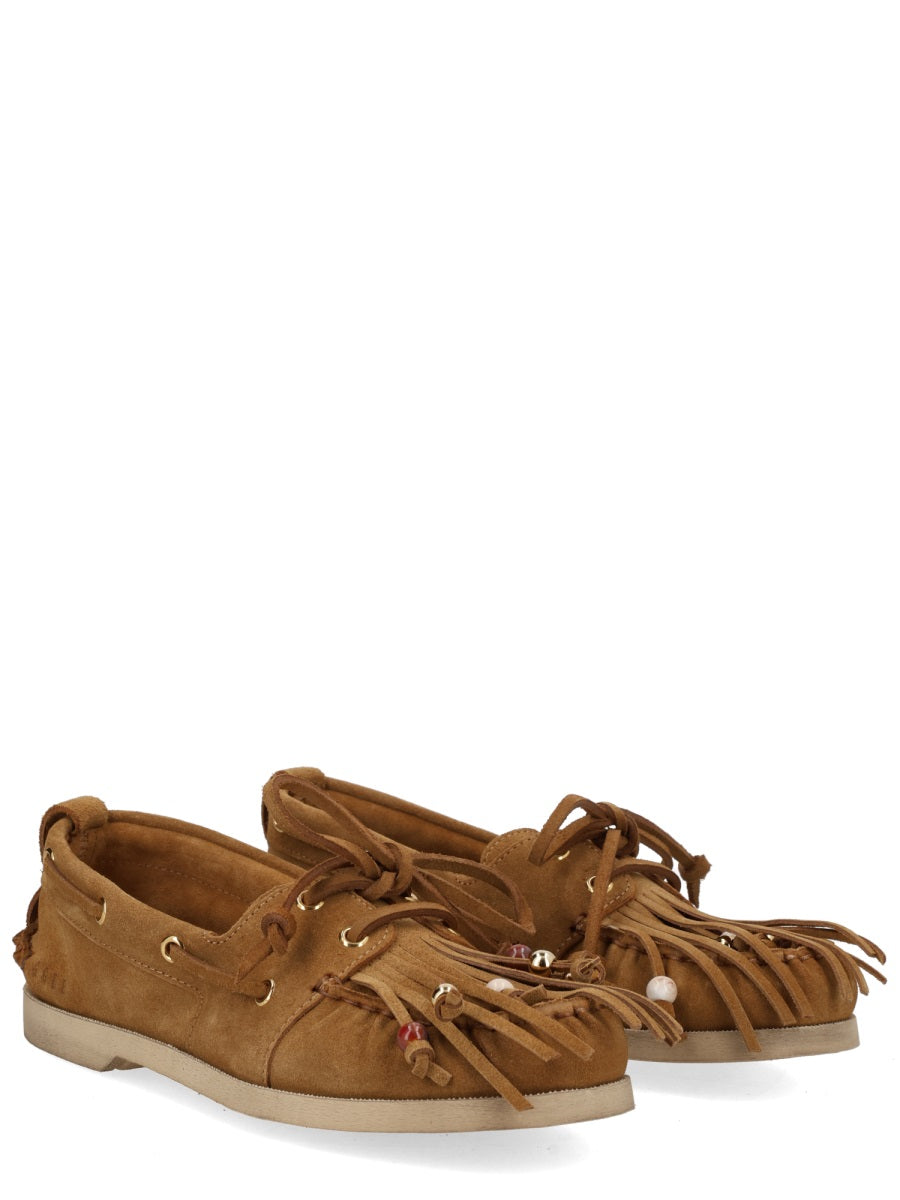 Golden Goose Women Moccasin "Cruise" With Bangs GOLDEN GOOSE