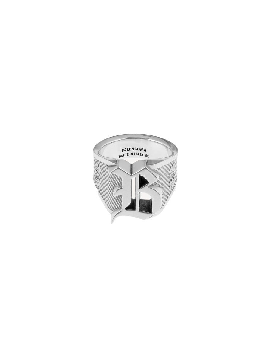Balenciaga Unisex "Chevalier Melrose" Ring BALENCIAGA