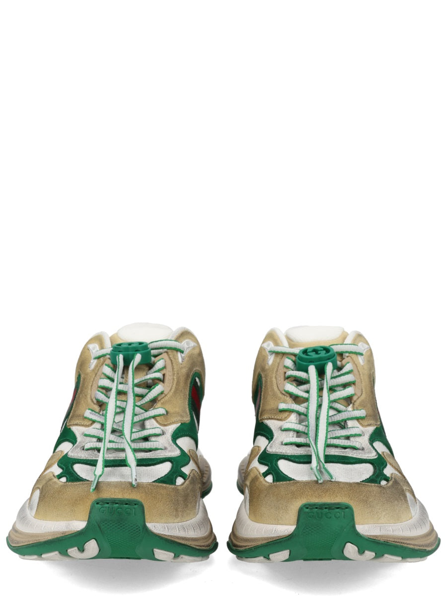 Gucci Men Suede Sneaker GUCCI