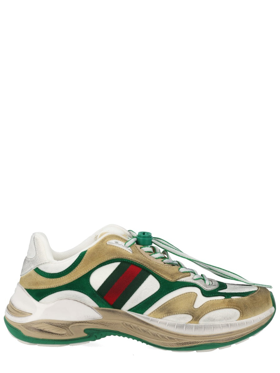 Gucci Men Suede Sneaker GUCCI