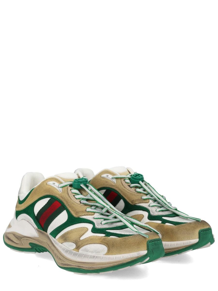 Gucci Men Suede Sneaker GUCCI