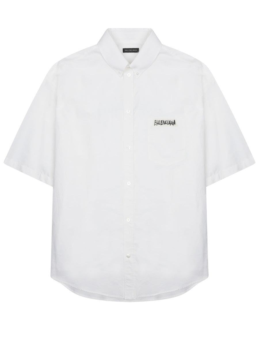 Balenciaga Men Shirt With Logo BALENCIAGA