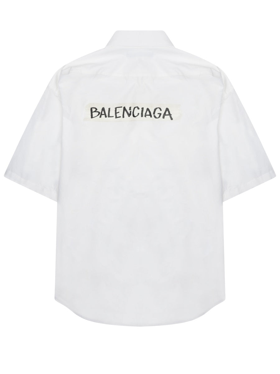 Balenciaga Men Shirt With Logo BALENCIAGA