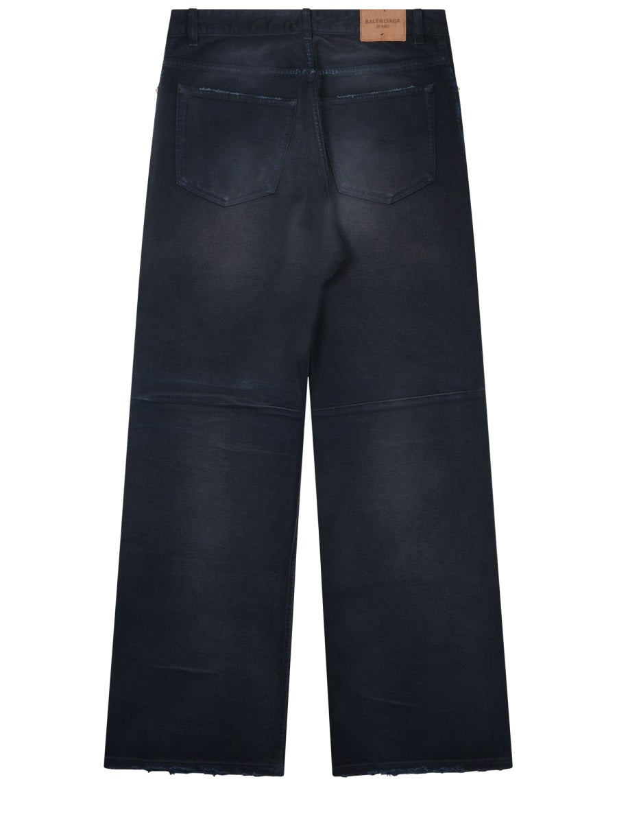 Balenciaga Men Jeans With Knee Bend BALENCIAGA