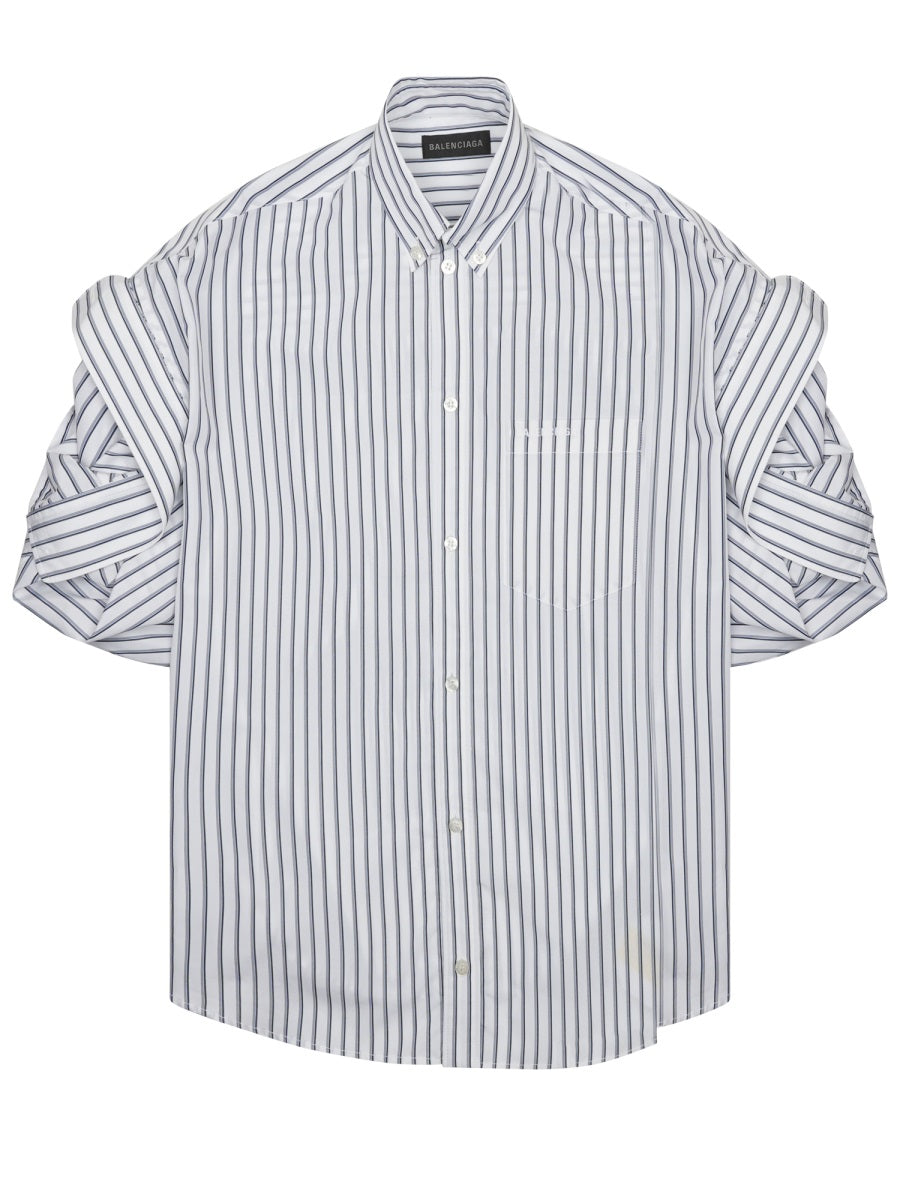 Balenciaga Women Shirt With Lapels On The Sleeves BALENCIAGA