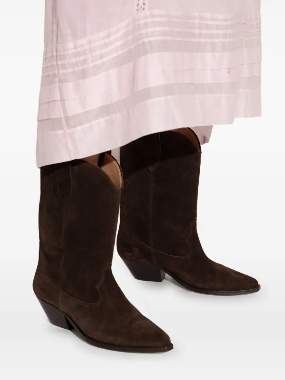Isabel Marant Women Duerto Suede Cowboy Boots ISABEL MARANT