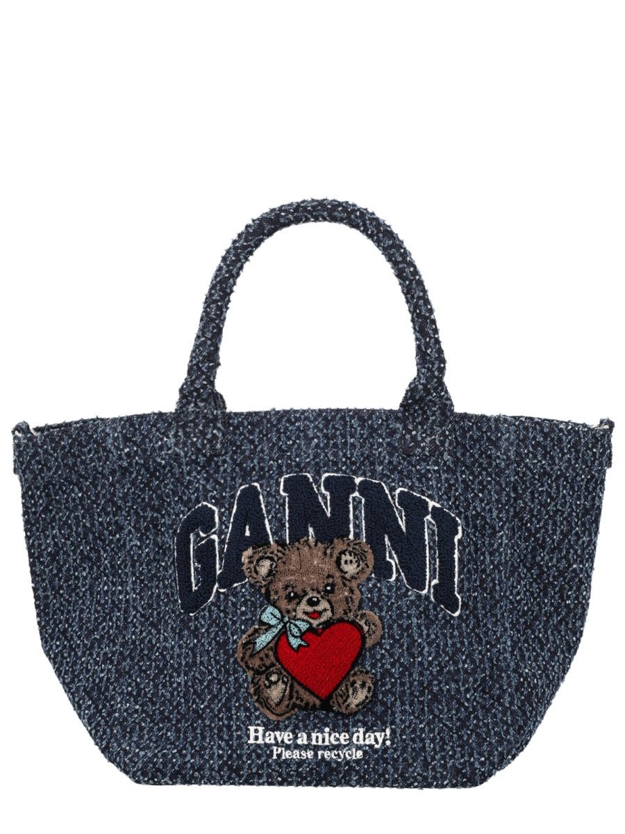 Ganni Women Tote Bag With Logo GANNI
