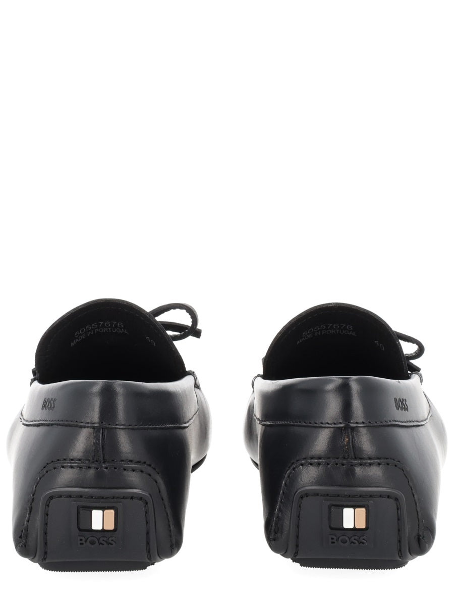 Boss Men Moccasin With Bow BOSS