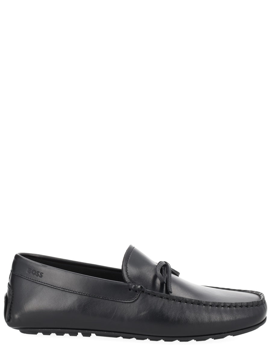 Boss Men Moccasin With Bow BOSS