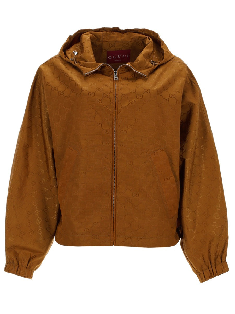 Gucci Women Gg Fabric Bomber Jacket GUCCI
