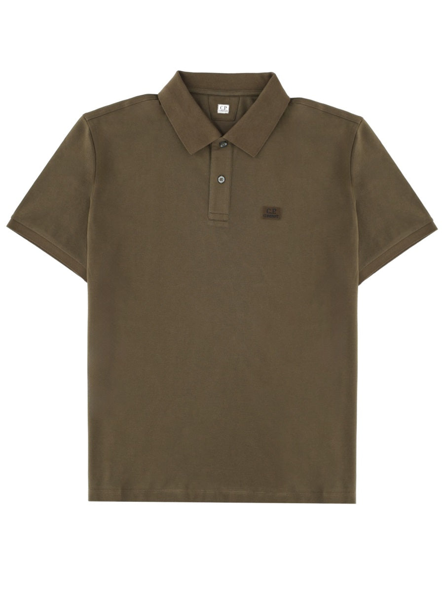 C.P. Company Men Polo With Logo C.P. COMPANY