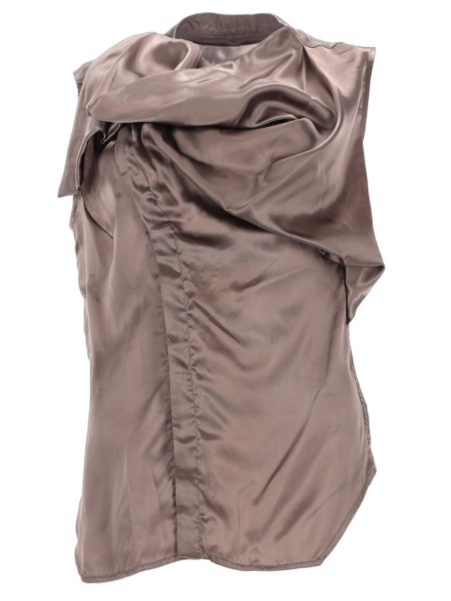 Rick Owens Women Sleeveless "Island" Shirt RICK OWENS