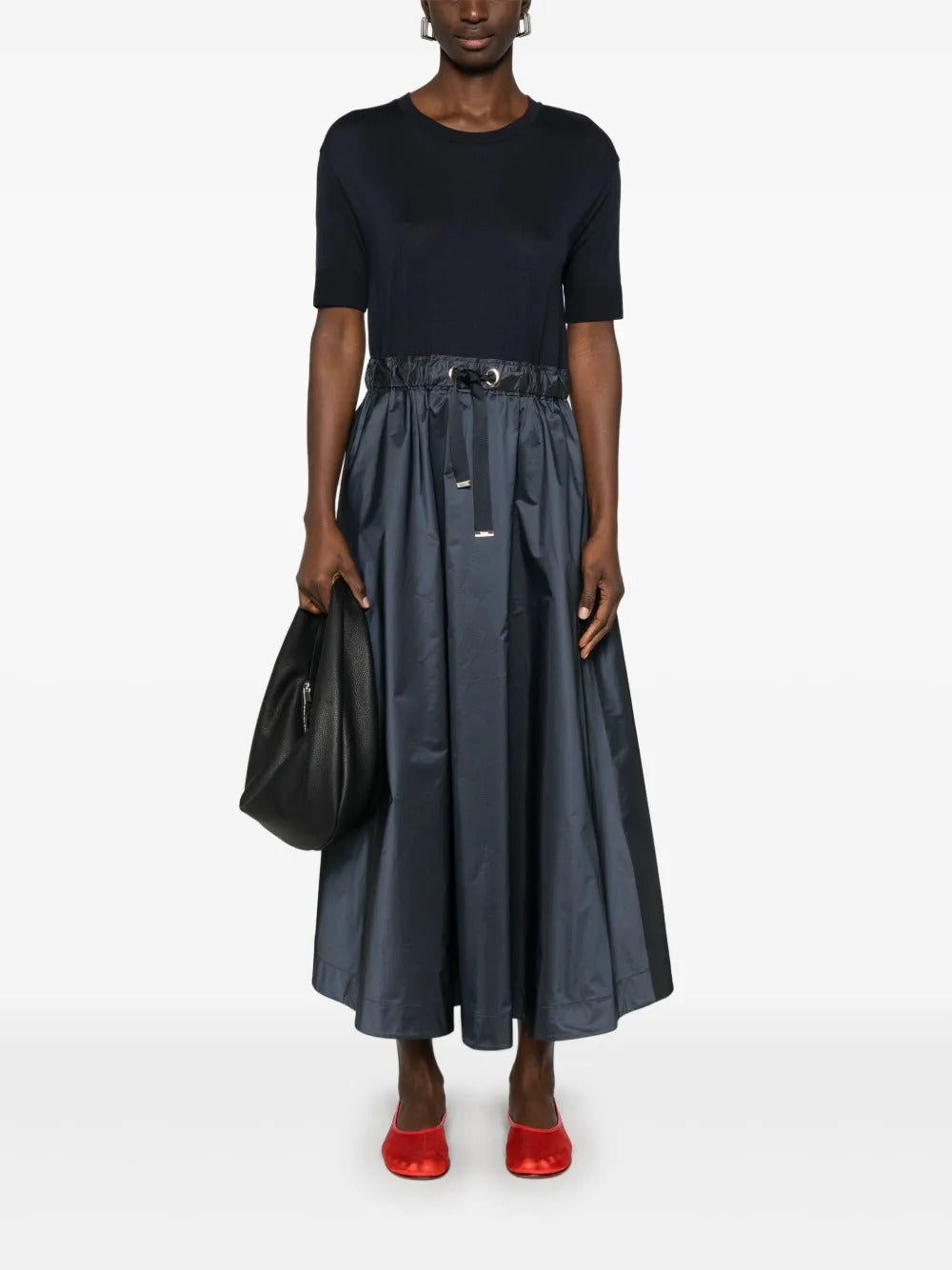 Herno Women Panelled Midi Dress HERNO