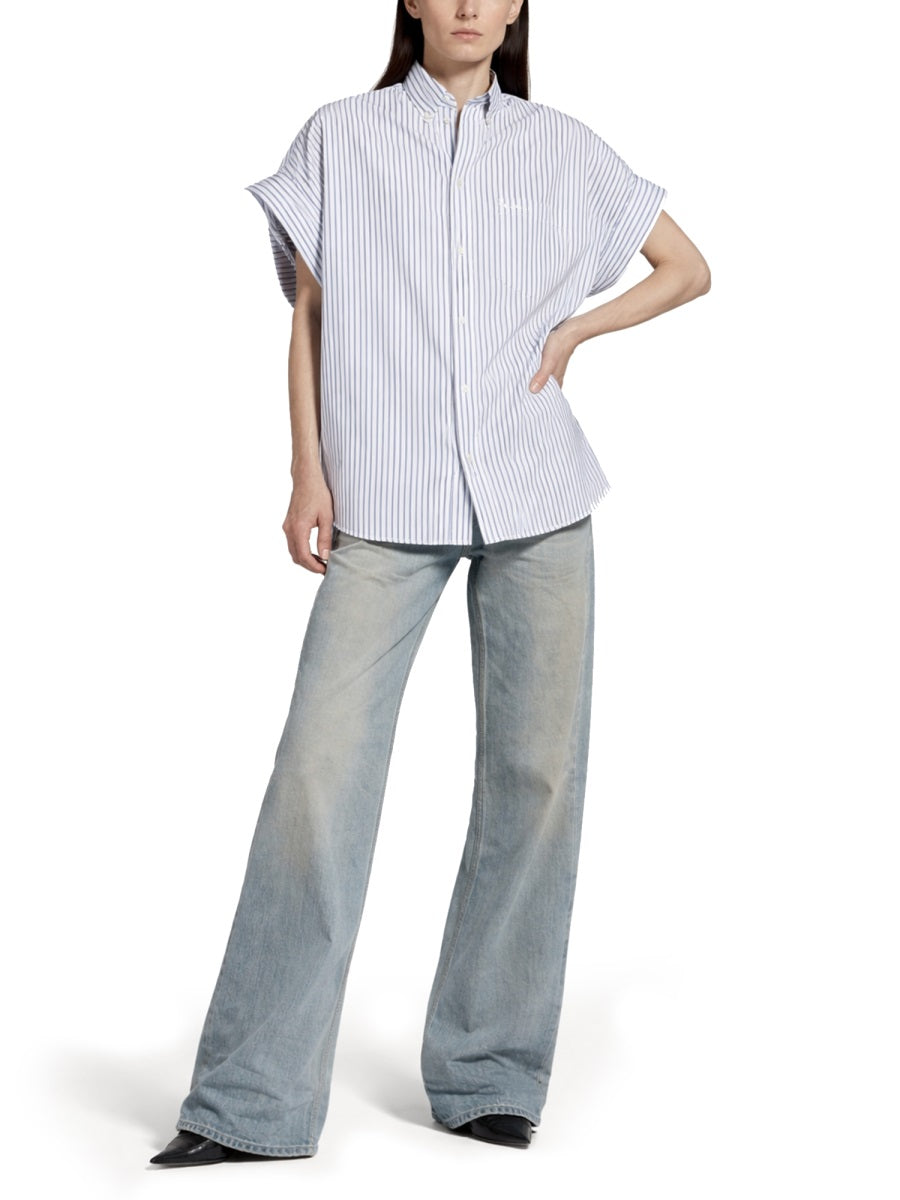 Balenciaga Women Shirt With Lapels On The Sleeves BALENCIAGA
