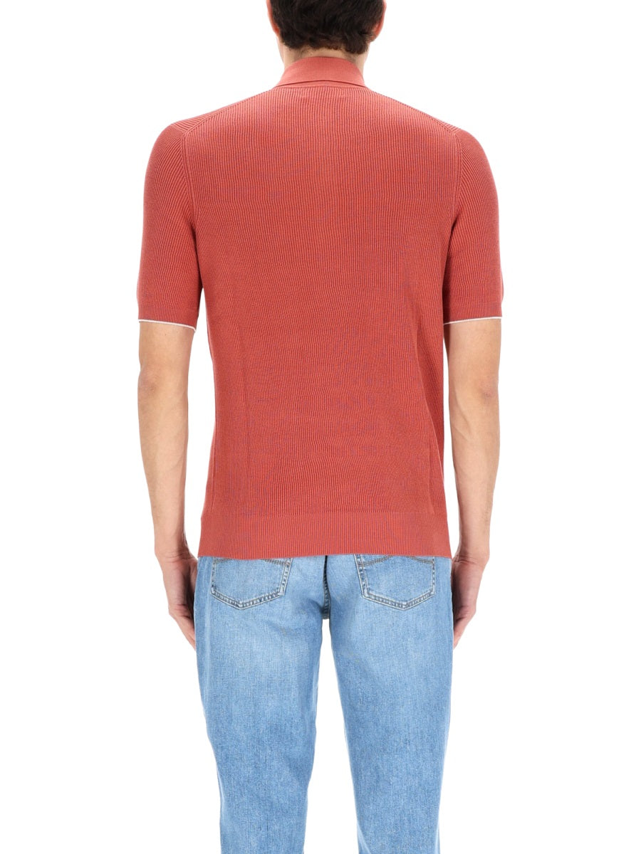 Brunello Cucinelli Men Cotton Polo BRUNELLO CUCINELLI