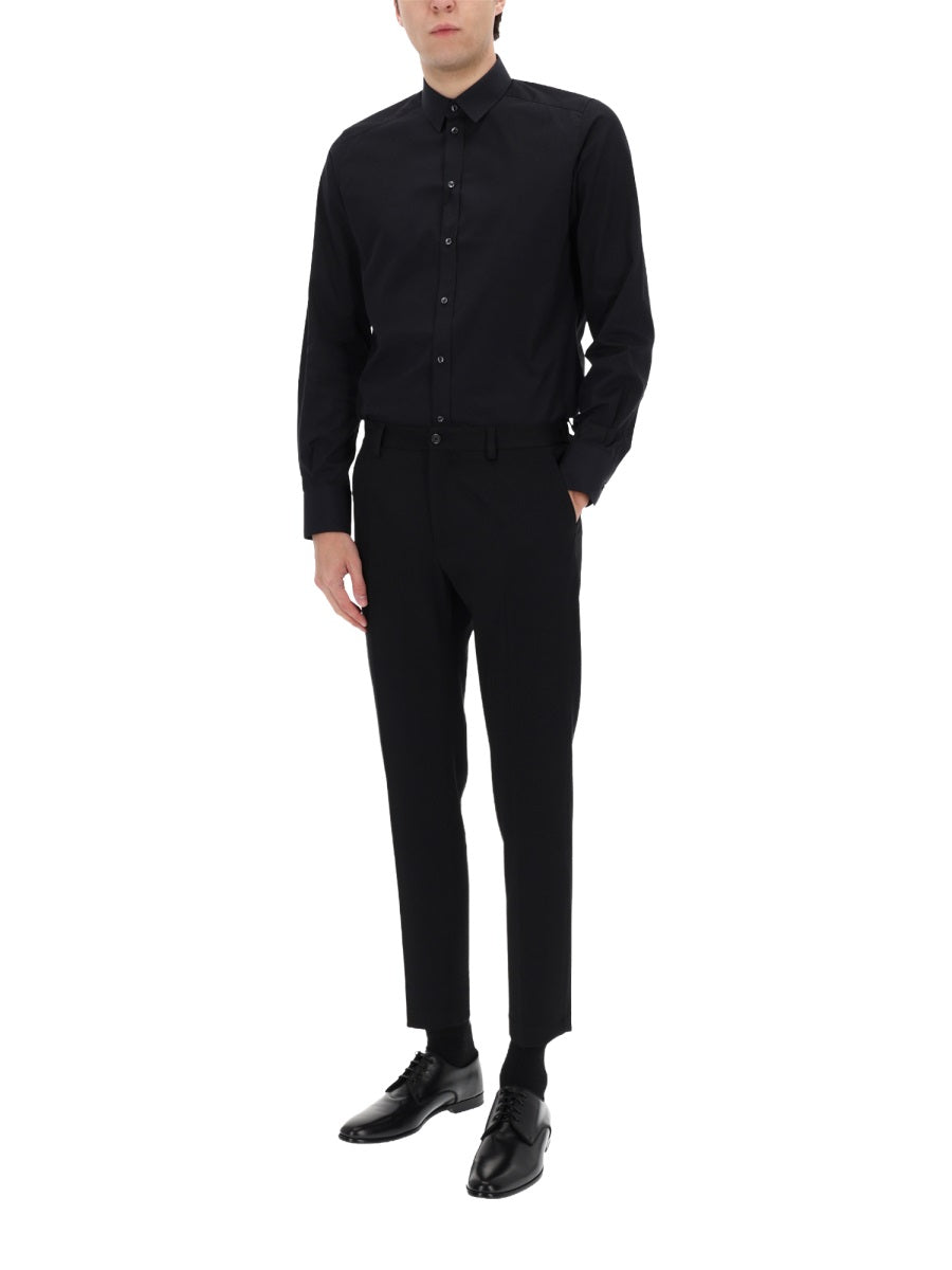 Dolce & Gabbana Men Straight Wool Pants DOLCE & GABBANA