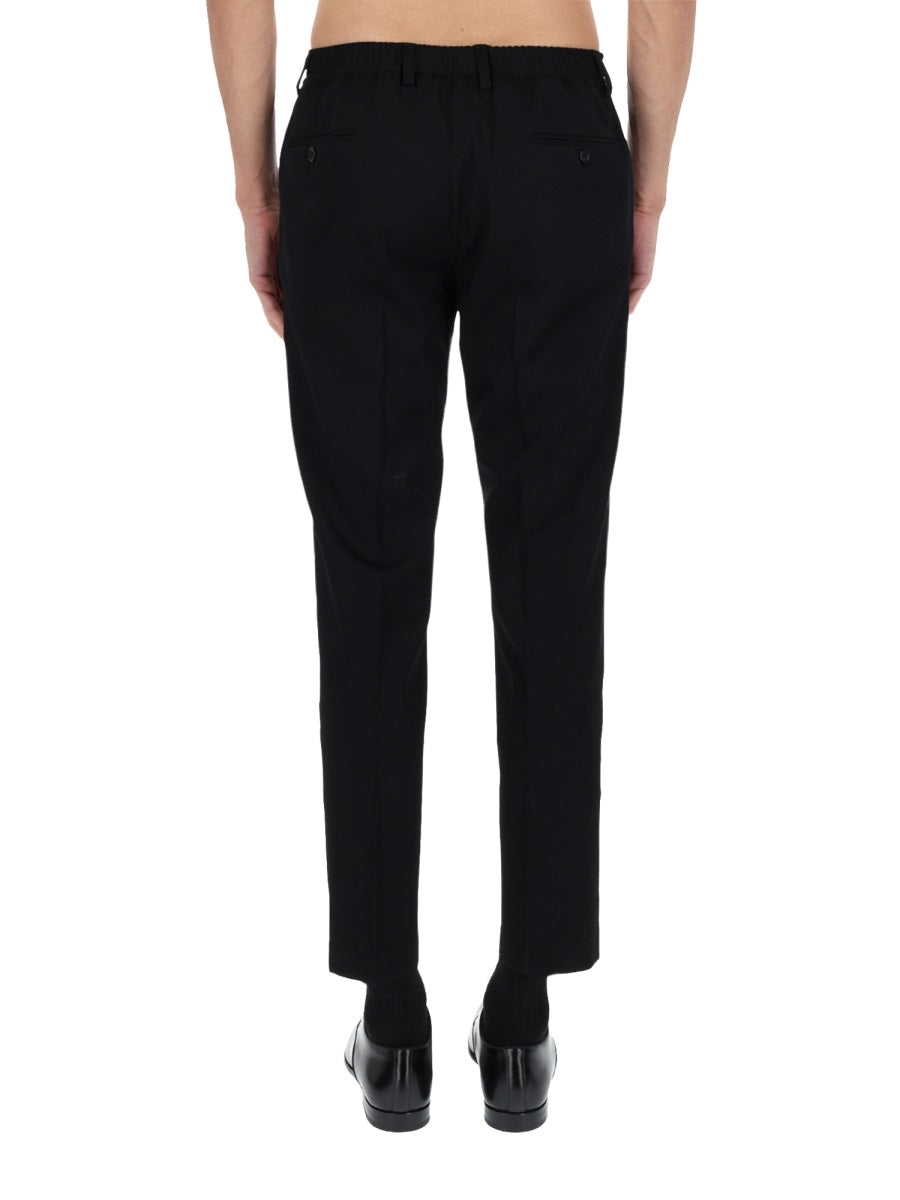 Dolce & Gabbana Men Straight Wool Pants DOLCE & GABBANA
