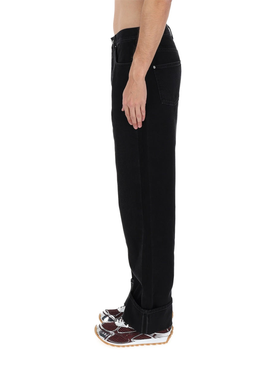 Bottega Veneta Men Jeans With Folded Hem BOTTEGA VENETA