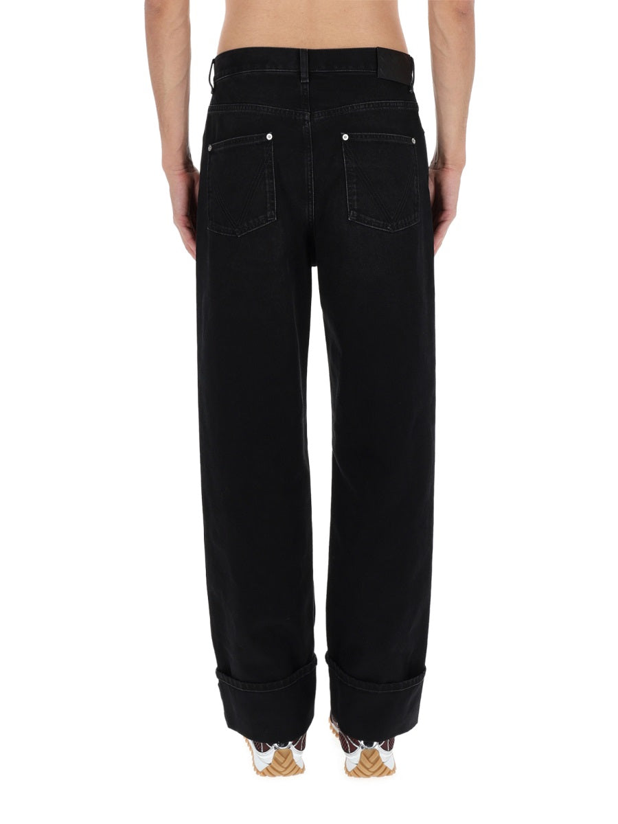 Bottega Veneta Men Jeans With Folded Hem BOTTEGA VENETA