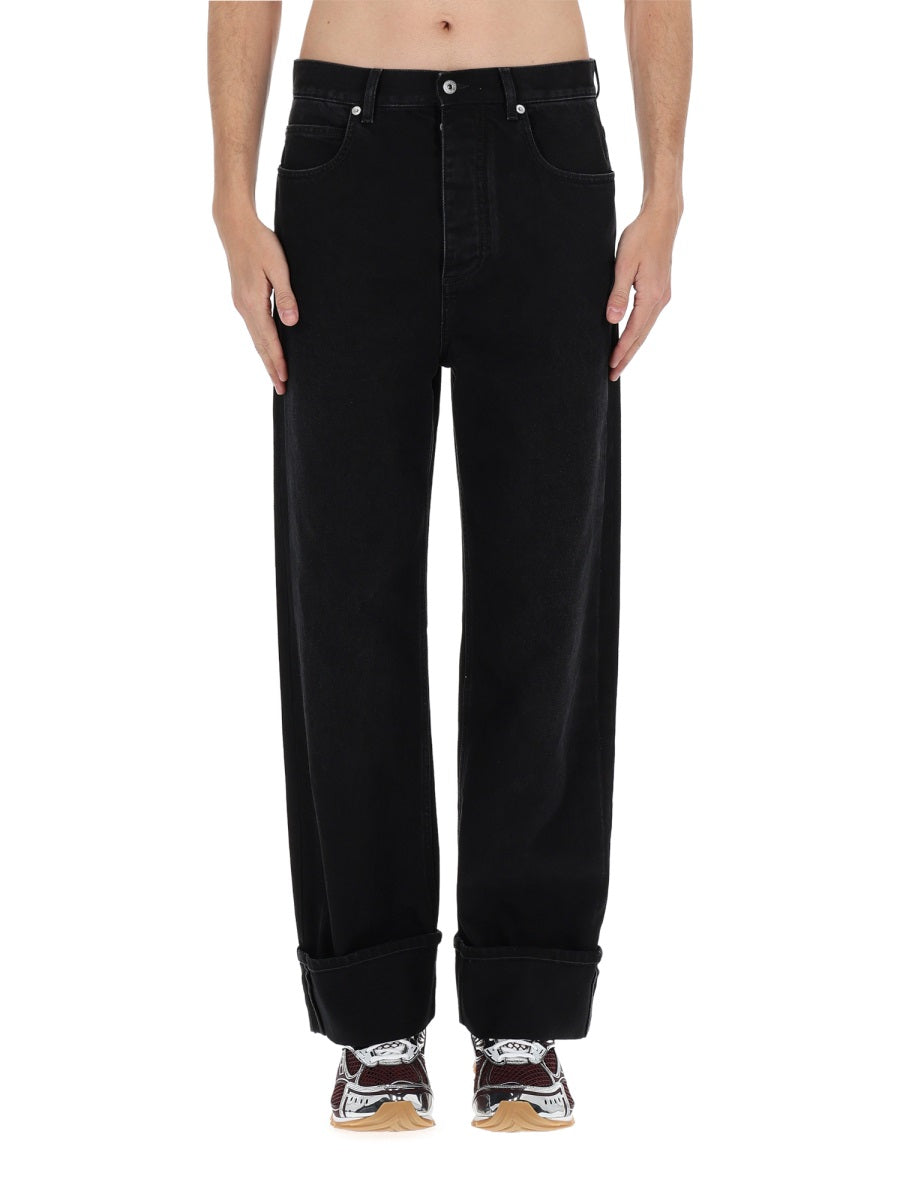 Bottega Veneta Men Jeans With Folded Hem BOTTEGA VENETA
